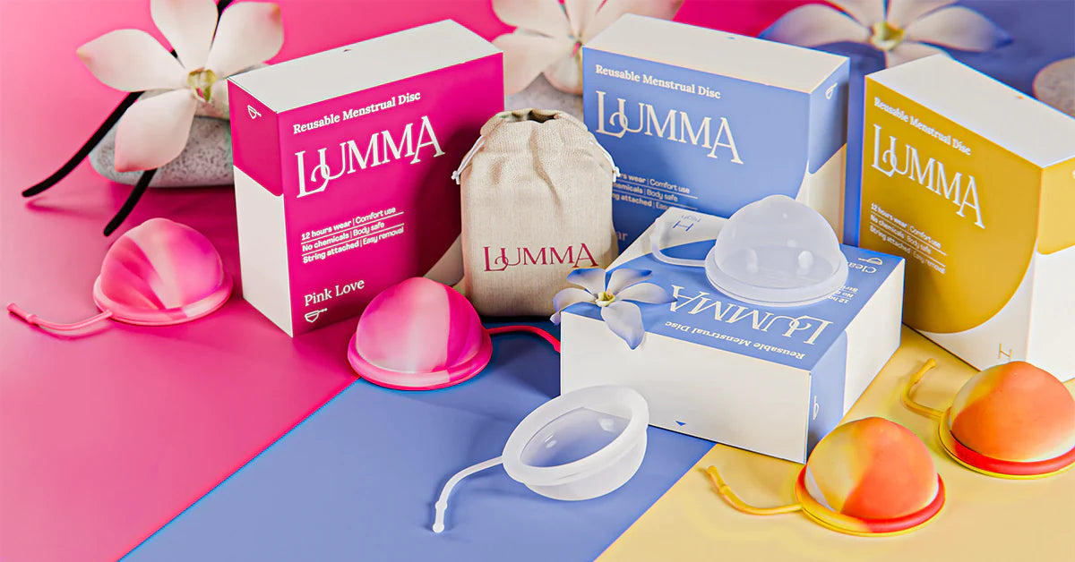 Organic Cotton & Rubber Menstrual Disc view 2
